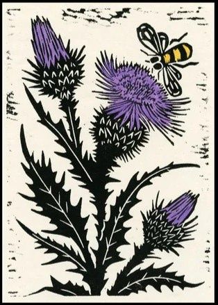 Thistle, Size: 5"x7"