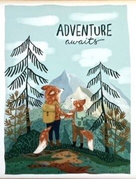Adventure Awaits, Size: 8"x10"