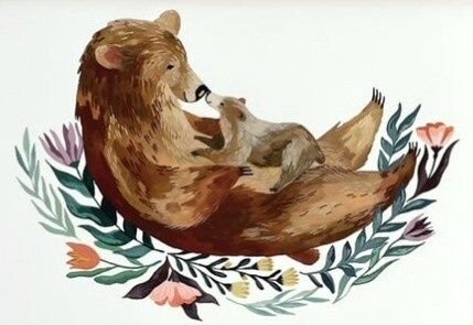 Mother Bear, Size: 10"x8"