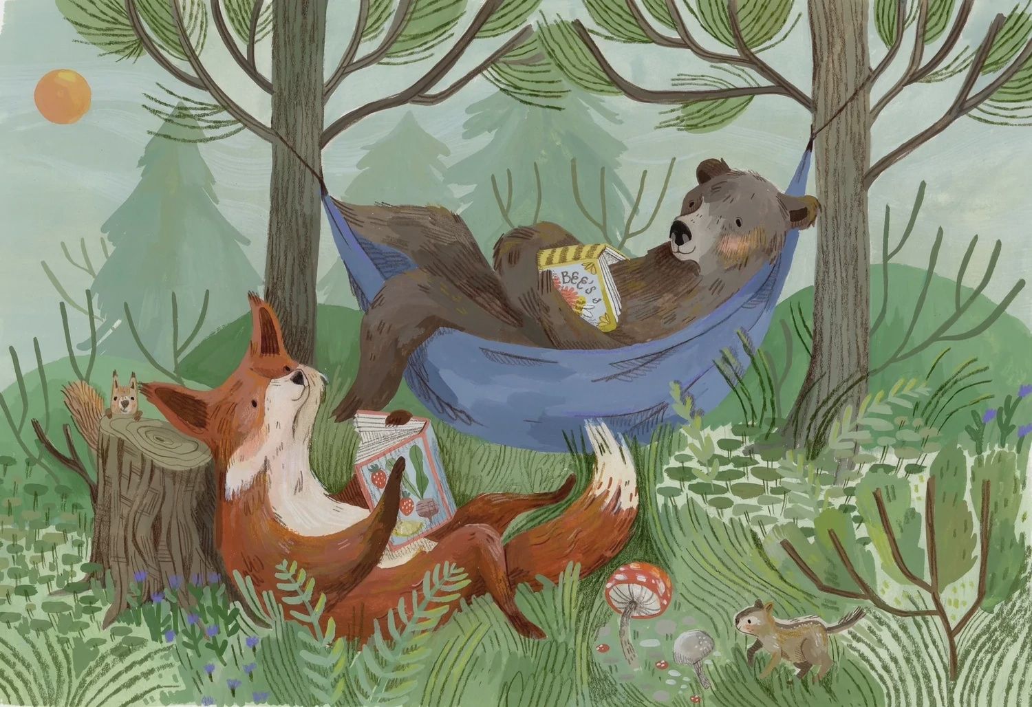 Lazy Days, Size: 10"x8"