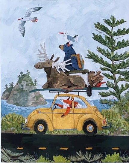 Road Trippin', Size: 8"x10"