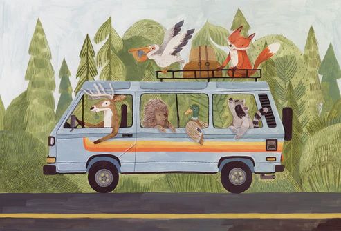 Van Life, Size: 10"x8"