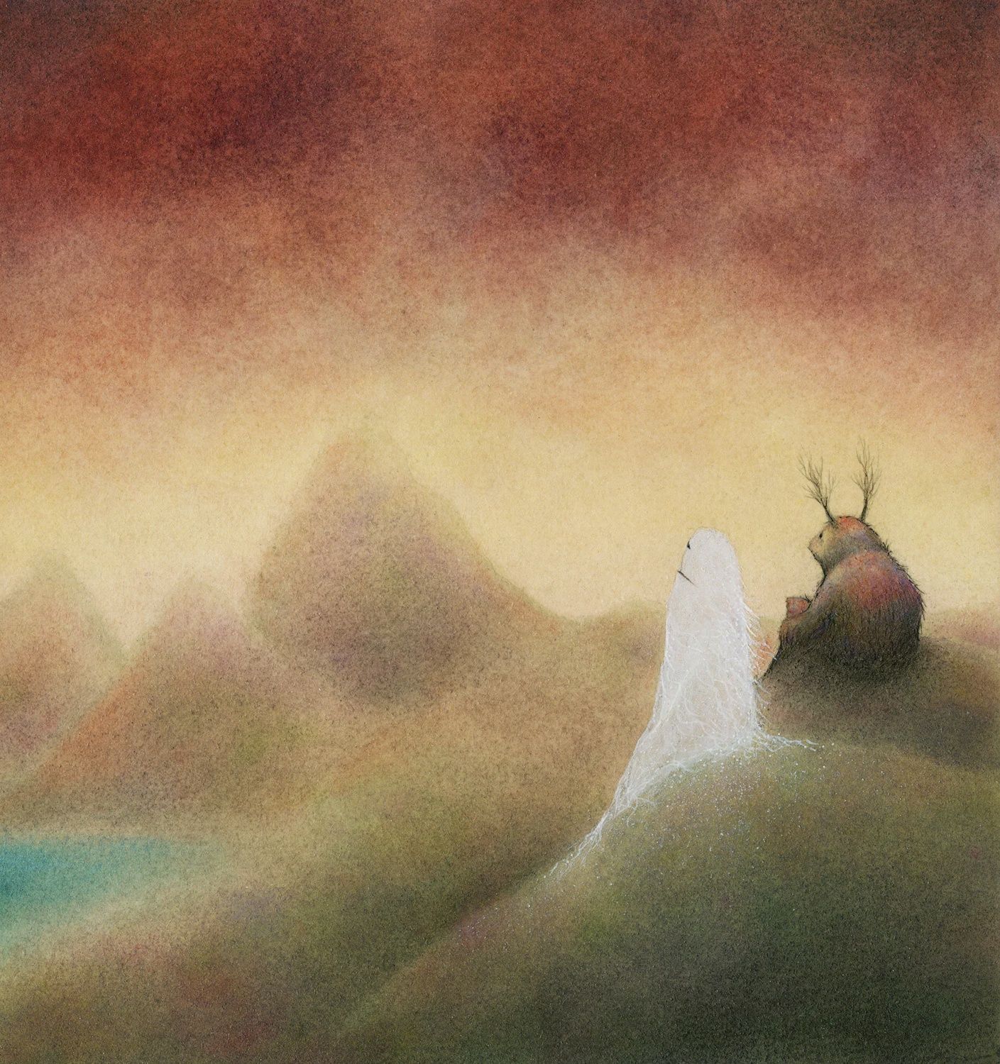 As the Day Comes Down, Size: 11"x8.5"