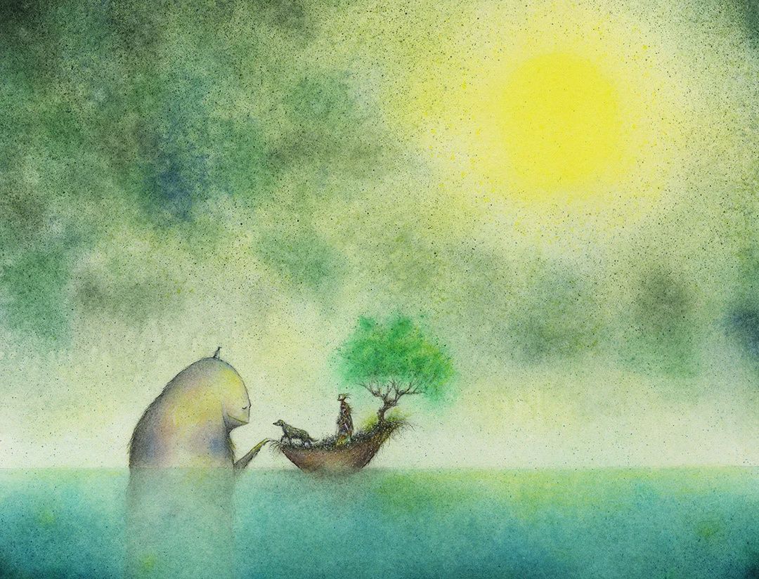 In Falling Twilight, Size: 11"x8.5"