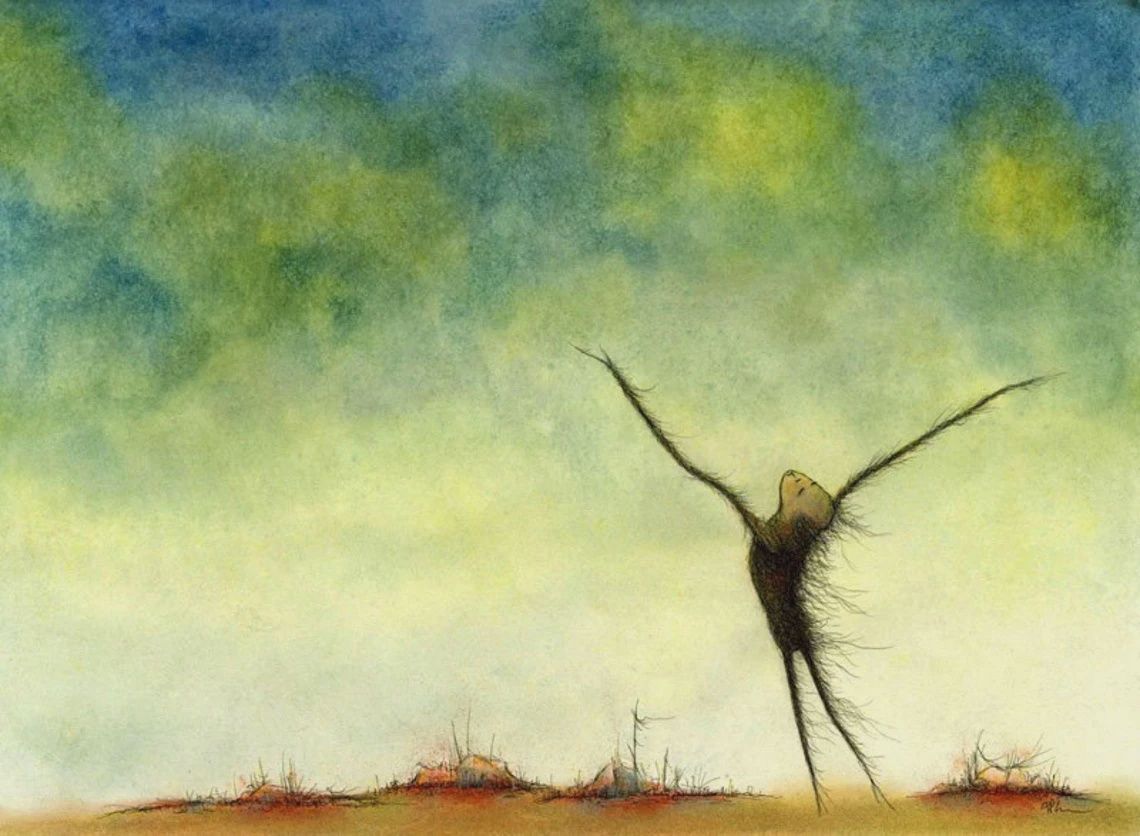Silent for a Time, Size: 11"x8.5"