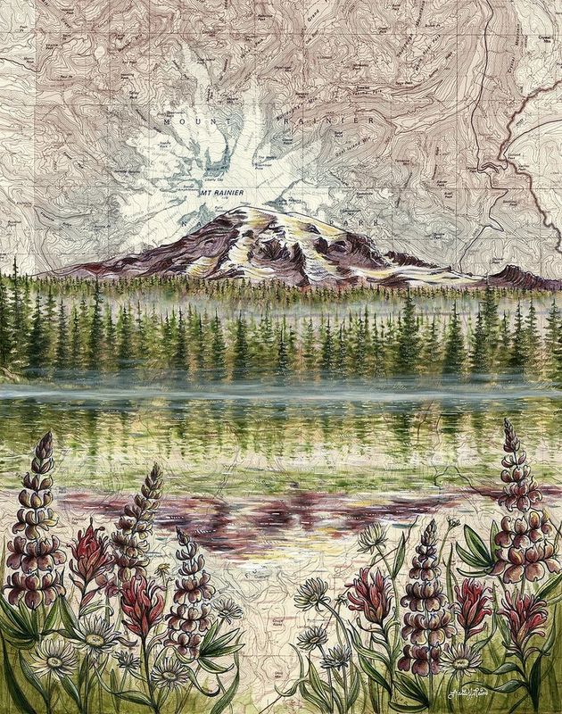 Mt. Rainier Reflections