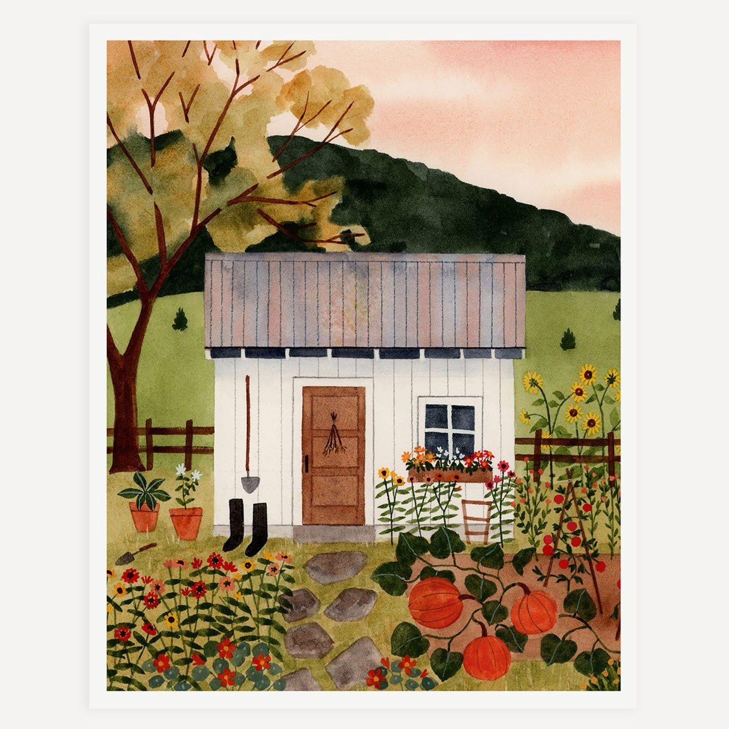Harvest Days, Size: 8"x10"