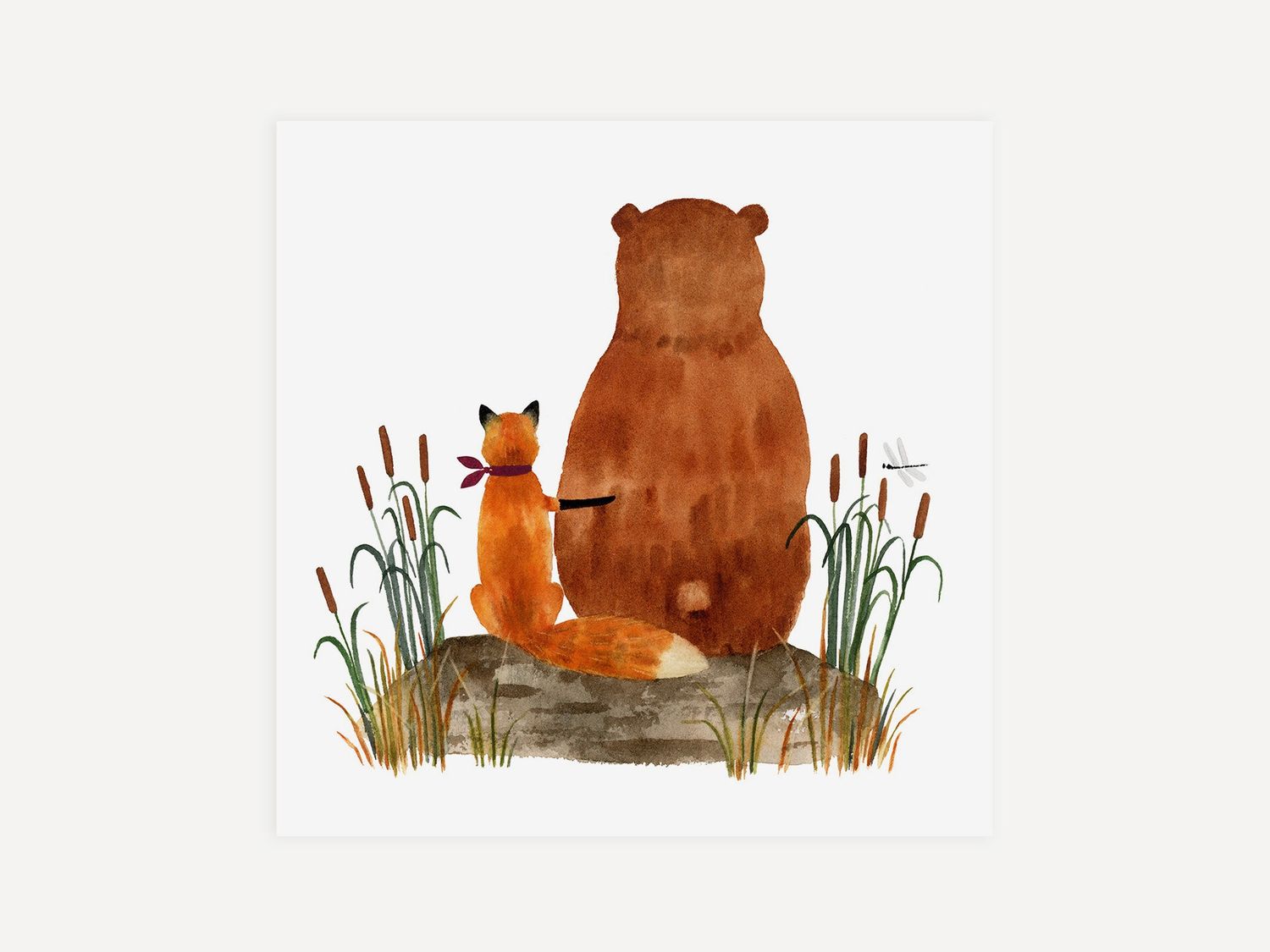 Here for You, Size: 8"x8"