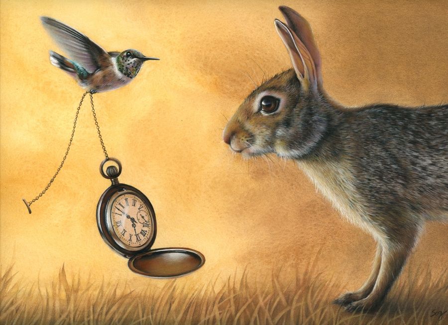 Tempus Fugit, Size: 13"x9.5"