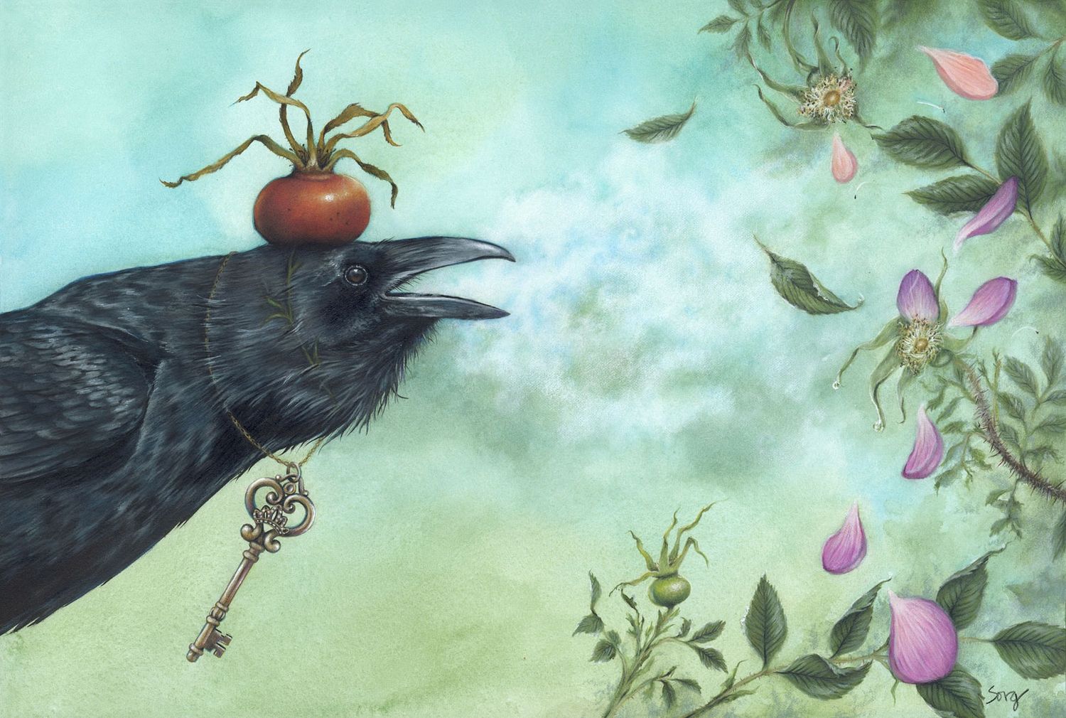 The Harbinger of Fall, Size: 15.5"x10.5"