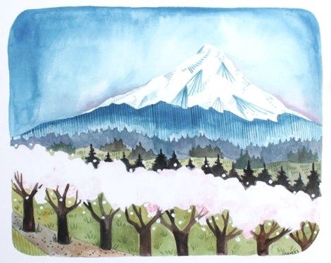 Mt. Hood in the Spring