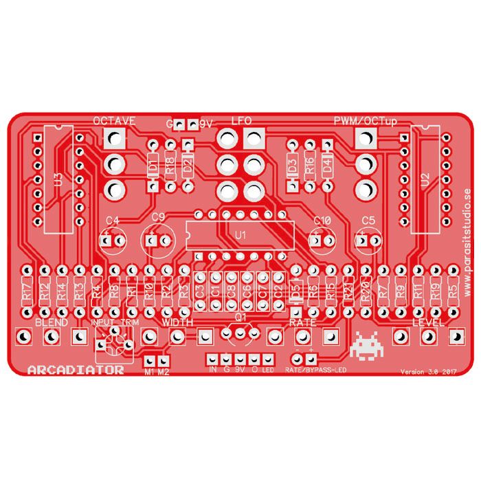 The Arcadiator PCB