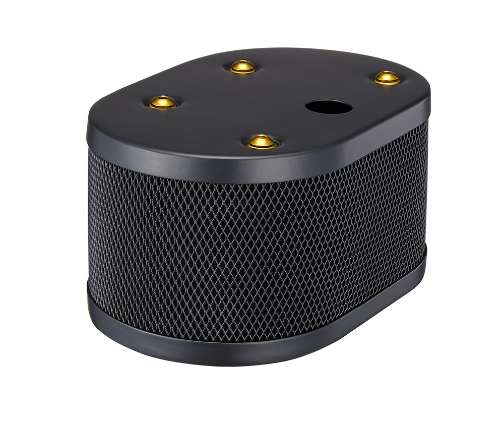 WEBER IDF AIR FILTER HOUSING BLACK POWDER COATED + SPR-1 FOR IDF AND DELLORTO CARBURATOR