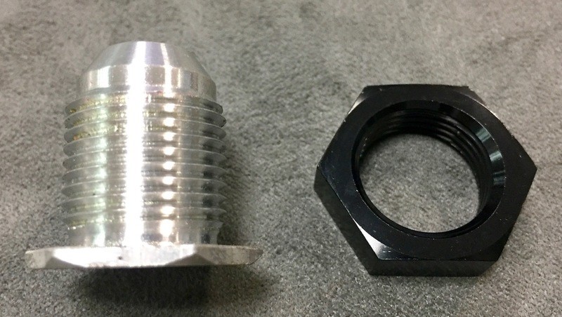 AN8 FITTING FOR VW BREATHER TUBE AND OIL FILLER