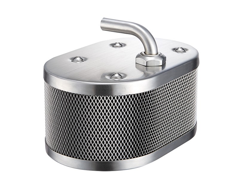 CLASSIC STYLE OVAL MESH AIR CLEANER HOUSING + SPR-1 FOR IDF AND DELLORTO