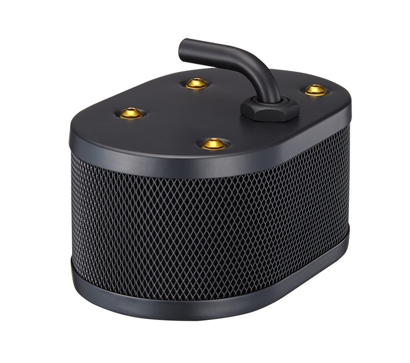 WEBER AIR FILTER HOUSING BLACK POWDER COATED + SPR-1 for IDF AND DELLORTO CARBURETOR