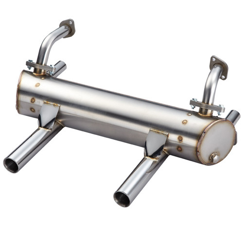 TYPE 1 ENGINE HIGH PERFORMANCE SPORT MUFFLER FOR 25HP, 36HP 50/35 (No Apron Cut-Outs)
