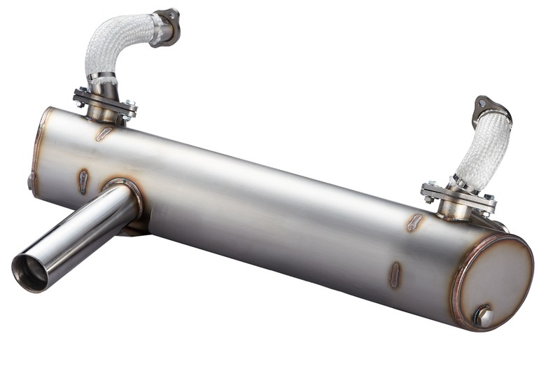 SUPERFLOW MUFFLER FOR MEXICO INJECTION BEETLE WITH HEAT EXCHANGE 50/35