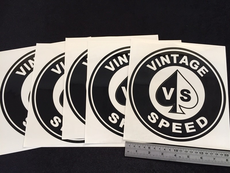 20CM VINTAGESPEED STICKERS (5張一組)