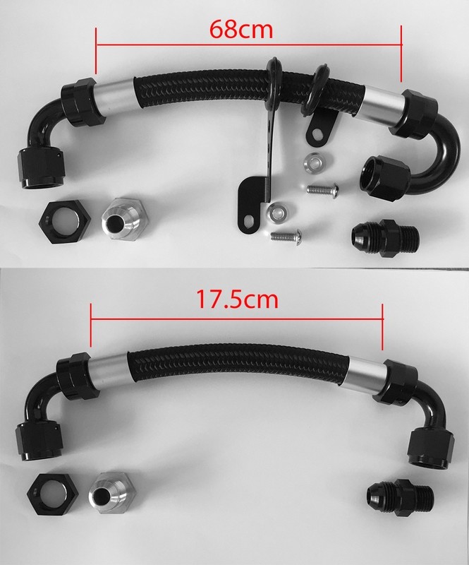 AN8 FITTING CONNECTING HOSE FOR INOX-356-200 &amp; INOX-356-300