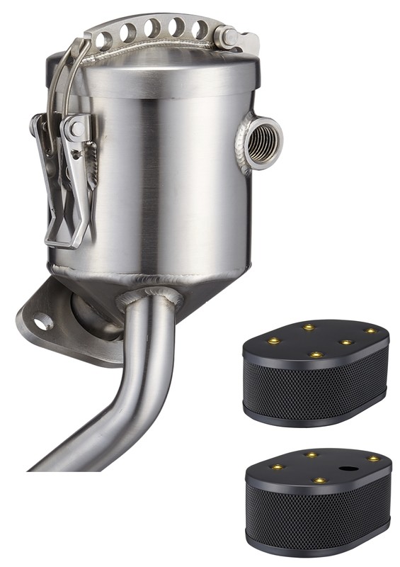 PRO SPORTS OIL FILLER ONE AIR VENT WITH BLACK TWIN WEBER IDF AIR FILTER FOR TYPE 1 ENGINE 40HP~1600