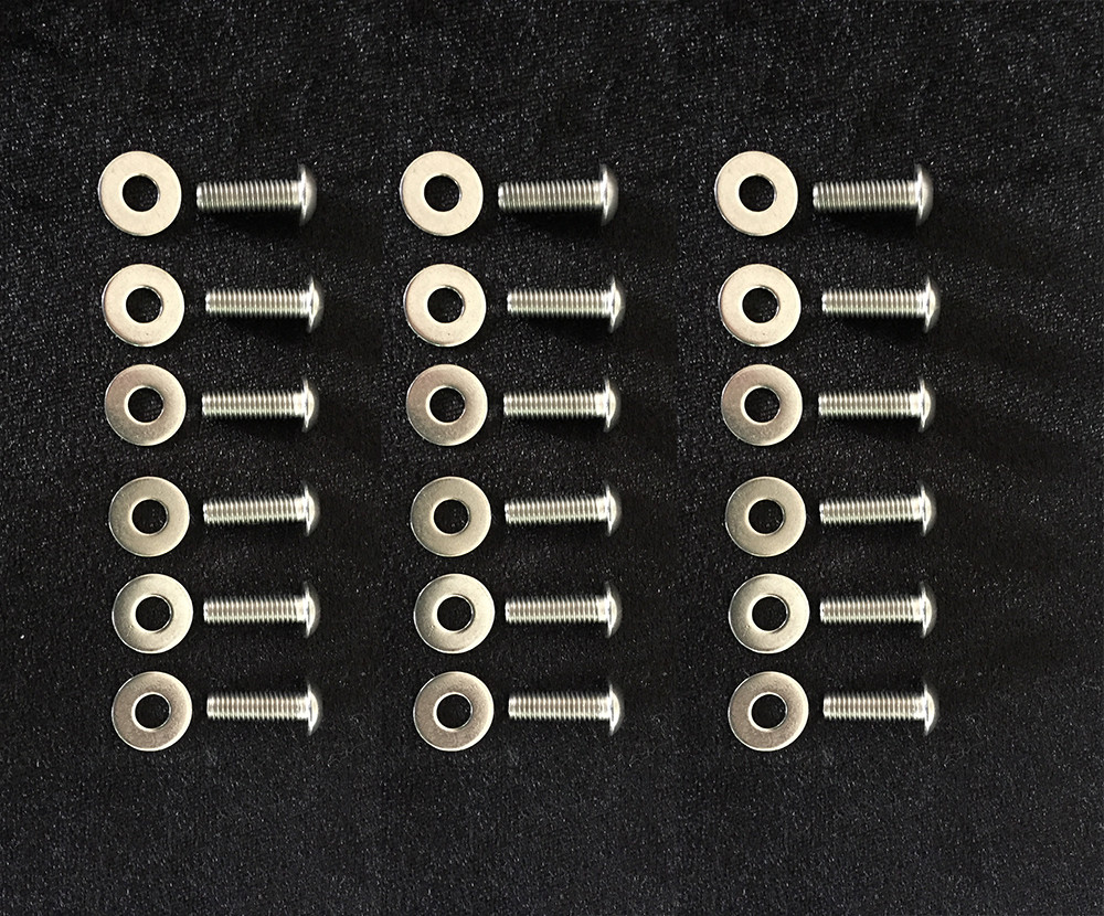 24 PCS stainless steel bolts and washers for roof rack pine