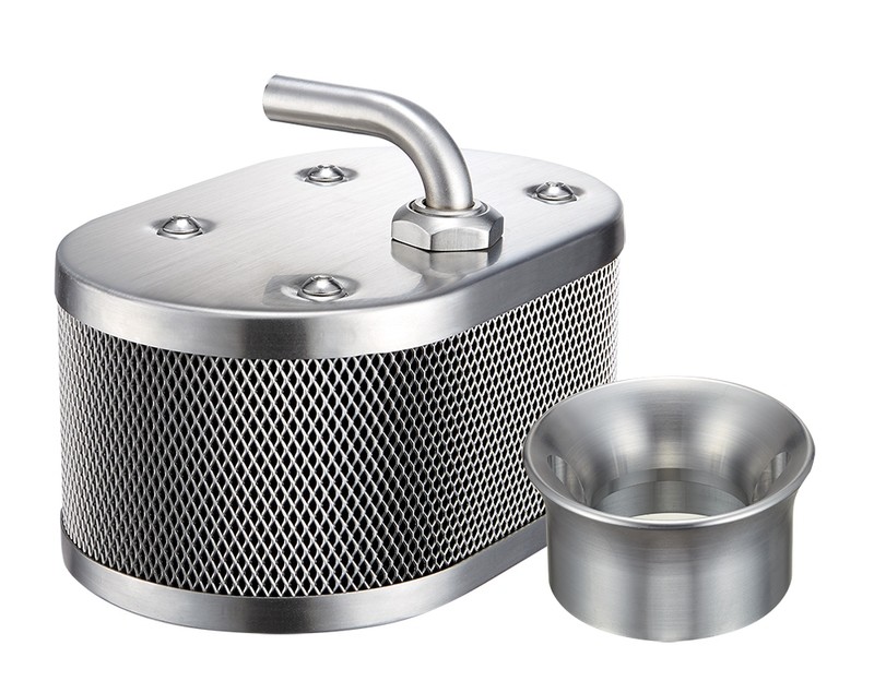 CLASSIC STYLE OVAL MESH AIR CLEANER  HOUSING + SPR-1 FOR KADRON