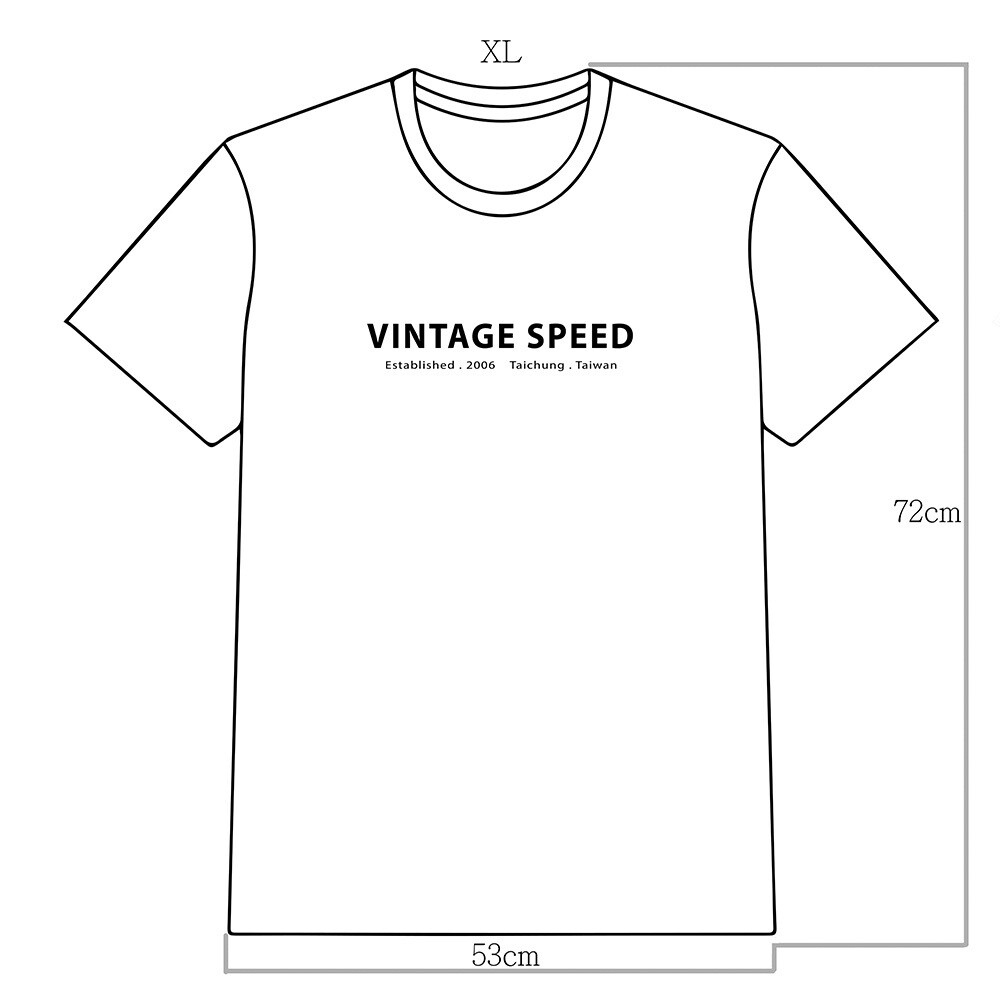 Vintagespeed Life Package (T-shirt,鑰匙圈,5張貼紙)
