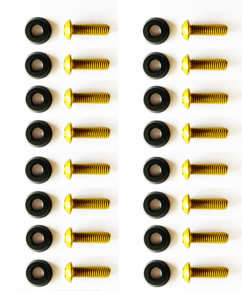 Black washers with 25mm M8 Screws //16PC