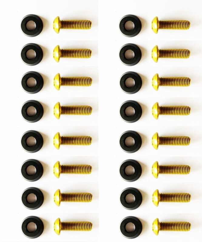 Black washers with 25mm M8 Screws //16PC