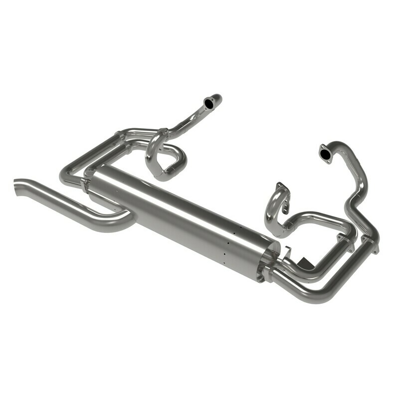 43MM SUPER SPORT EL SS143 EXHAUST SYSTEMS BAYWINDOW T2 BUS with Type 1 Engine