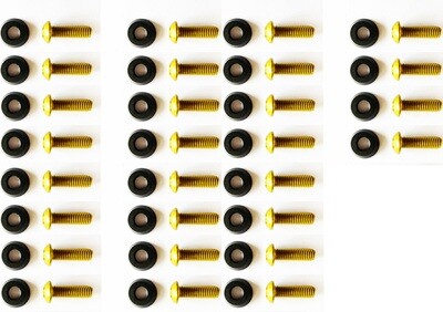 Black washers with 25mm M8 Screws //36PC