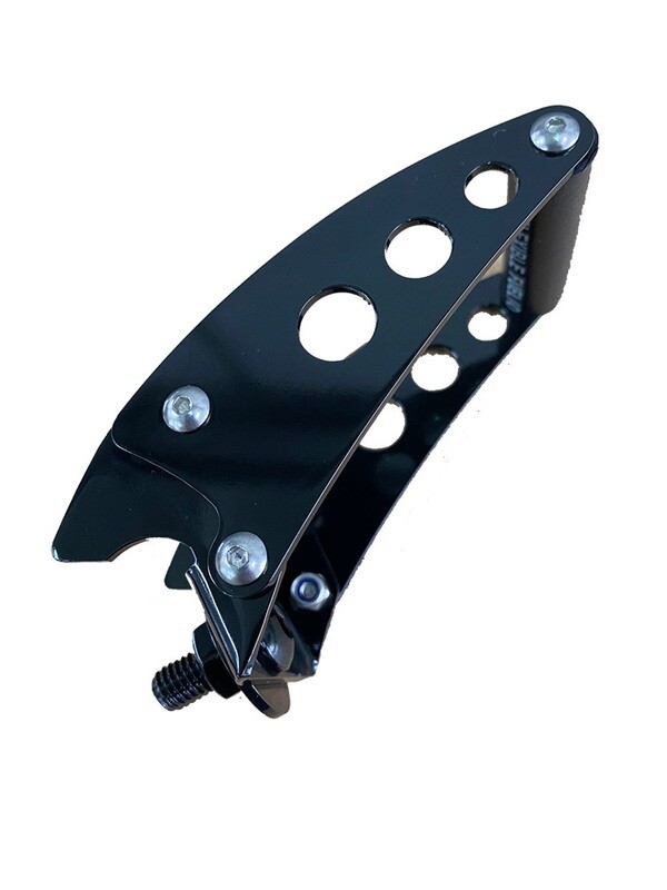 68 UP BUG ENGINE LID EXTENSION BLACK POWDER COATED
