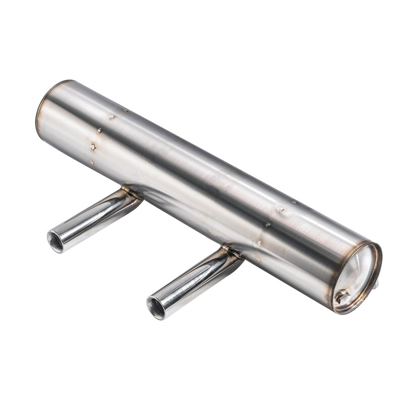 914 2.0L Exhaust System Twin Tip Lowered