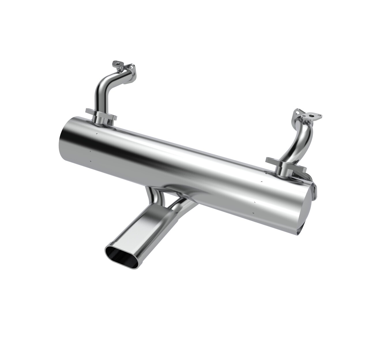 Sebring Styled Exhaust with Heater Box - SUPERFLOW