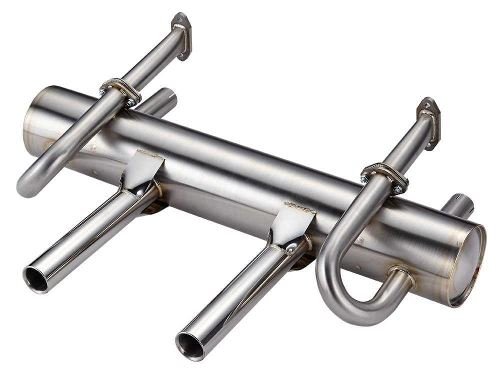PORSCHE 356 SUPERFLOW EXHAUST SYSTEM, TWIN PIPES.