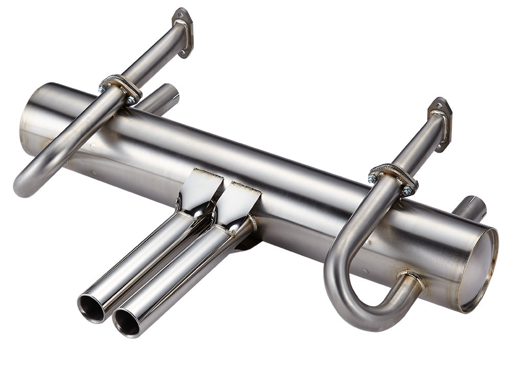 PORSCHE 356 SUPERFLOW EXHAUST SYSTEM, CENTER EXIT TWIN PIPES