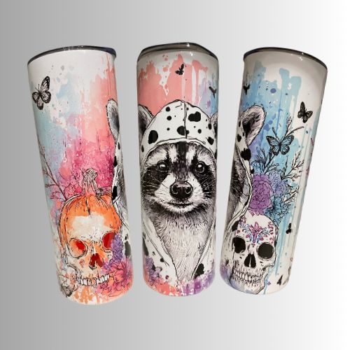 "Spooky Waschbär" - Thermobecher 590ml