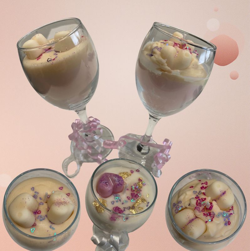 Amorlove 💘 Dessertkerze - Handgemachte