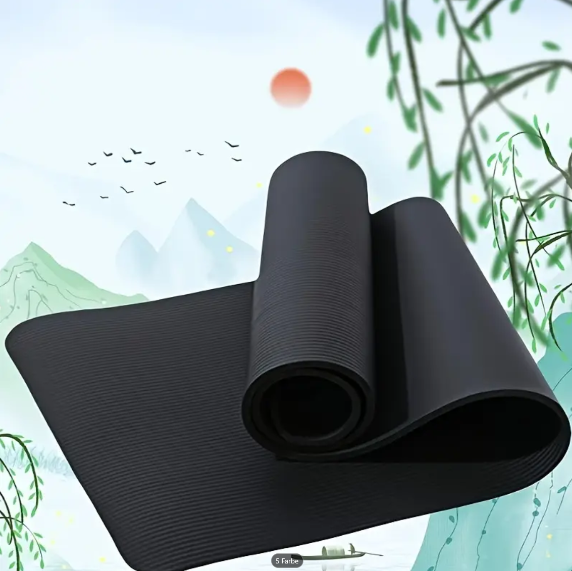 Extra Dick &amp; Breite, Rutschfeste Uniquora Yoga-Matte