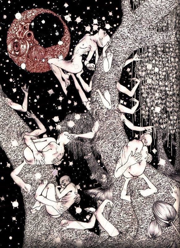 reproduction sur papier épais Format A3 Arbre de vie
