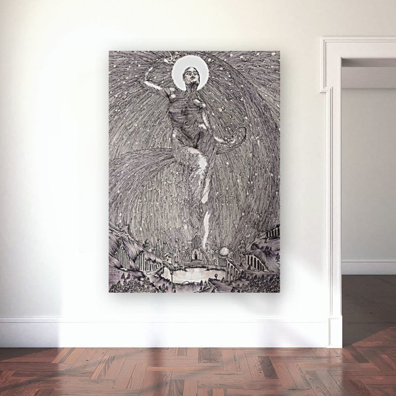 Impression sur toile format A0