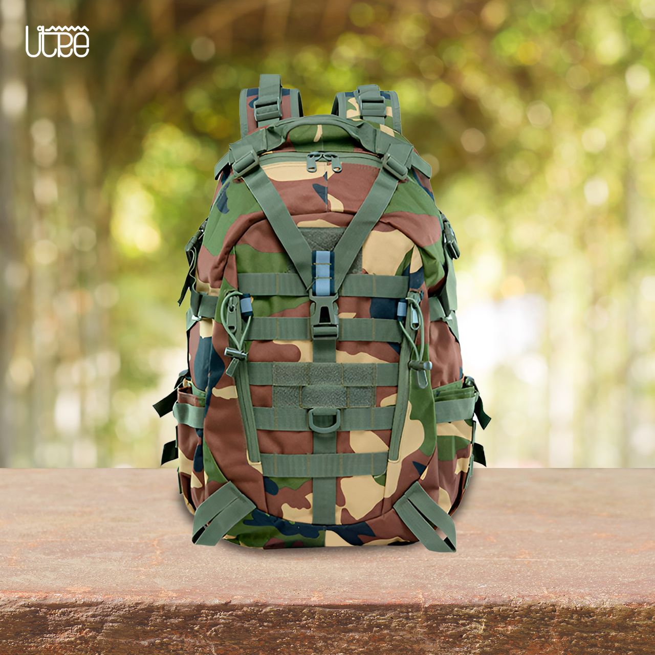 Mochila Táctica Wood Camo