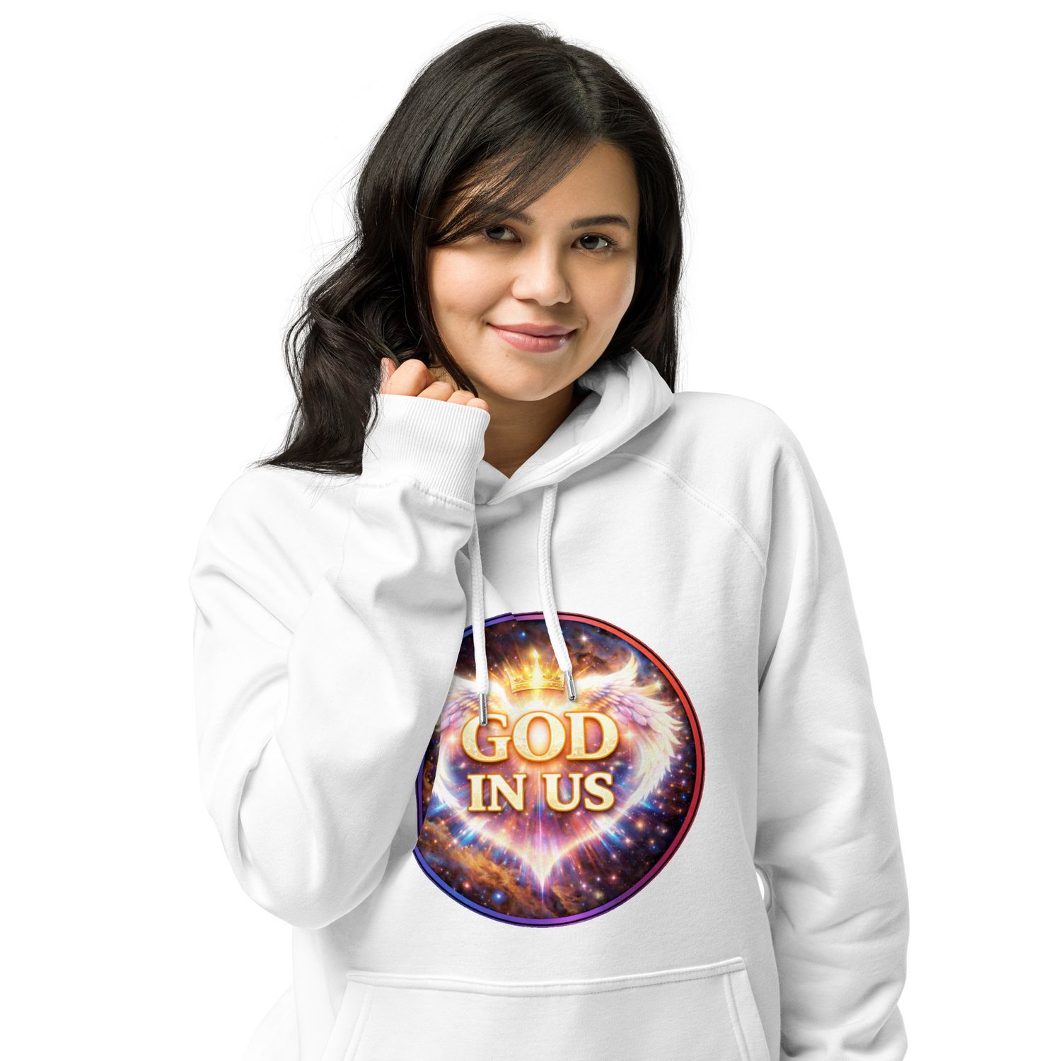 Unisex eco raglan hoodie