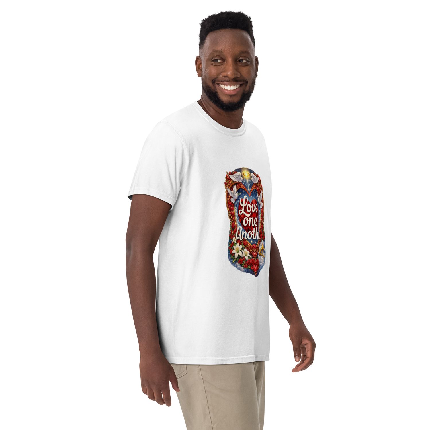 Unisex garment-dyed heavyweight t-shirt