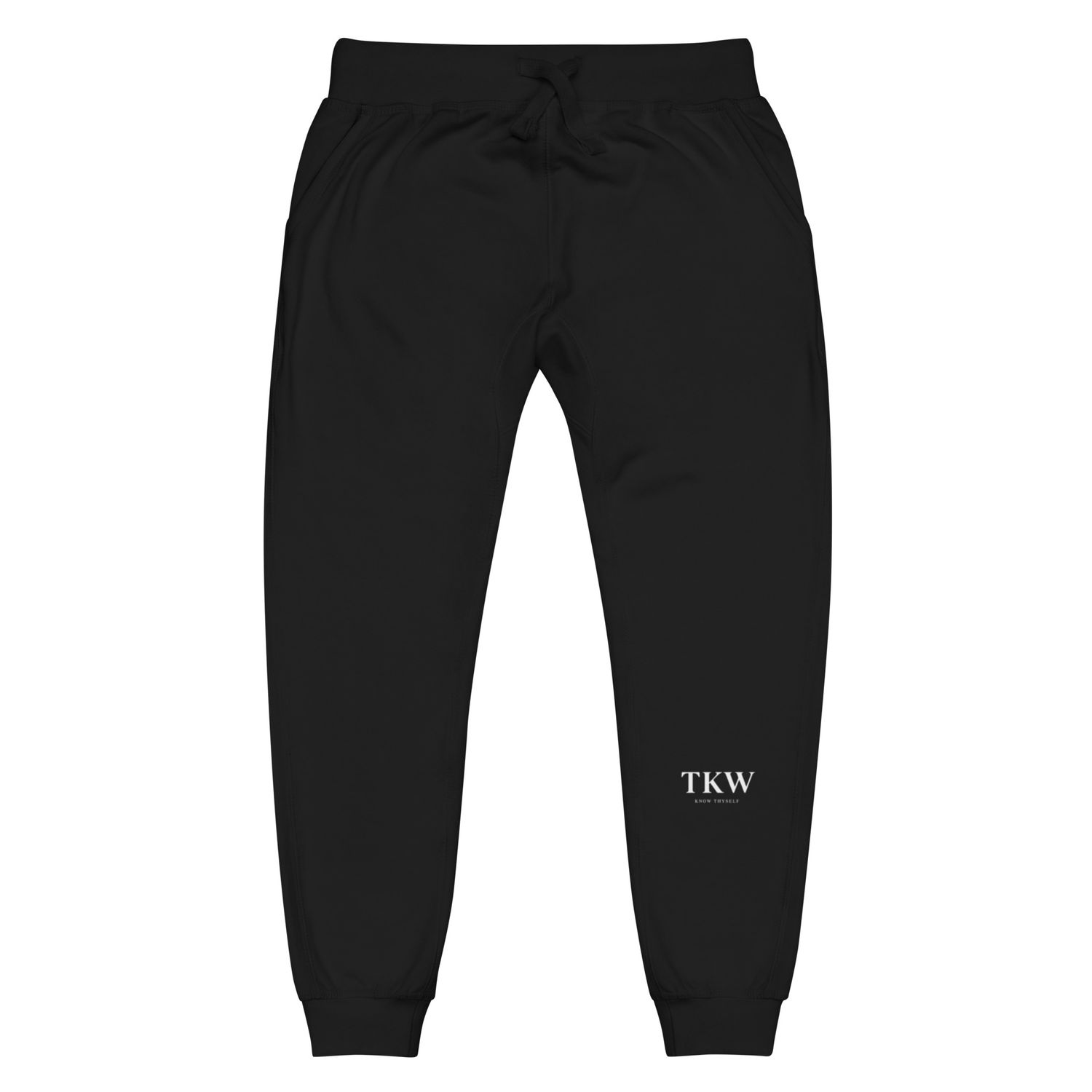 “The Kingdom Within Spiritual Streetwear Sweatpants  – Black”