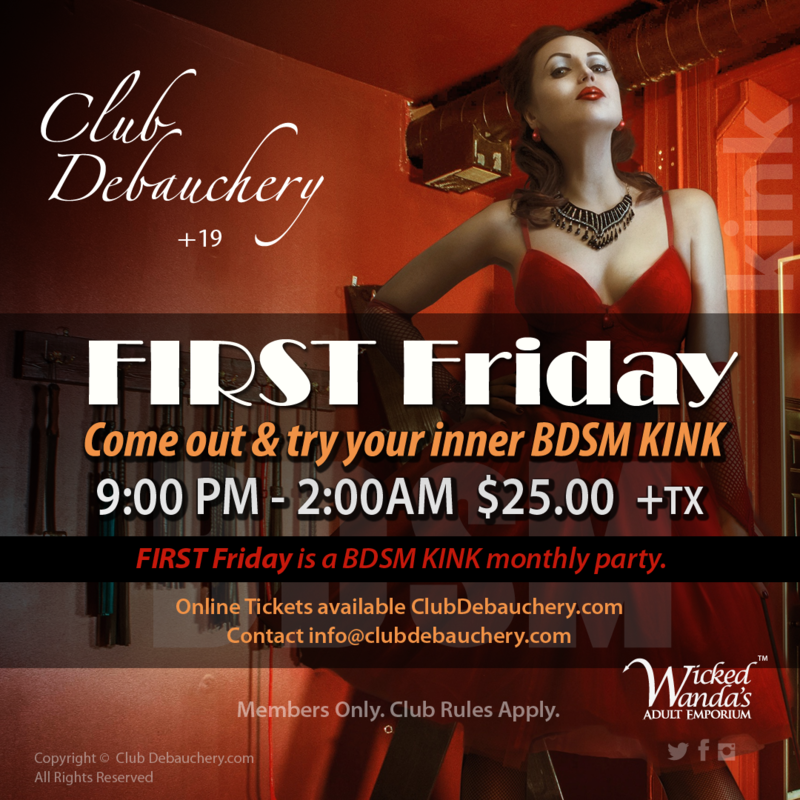 FIRST Friday BDSM KINK Party