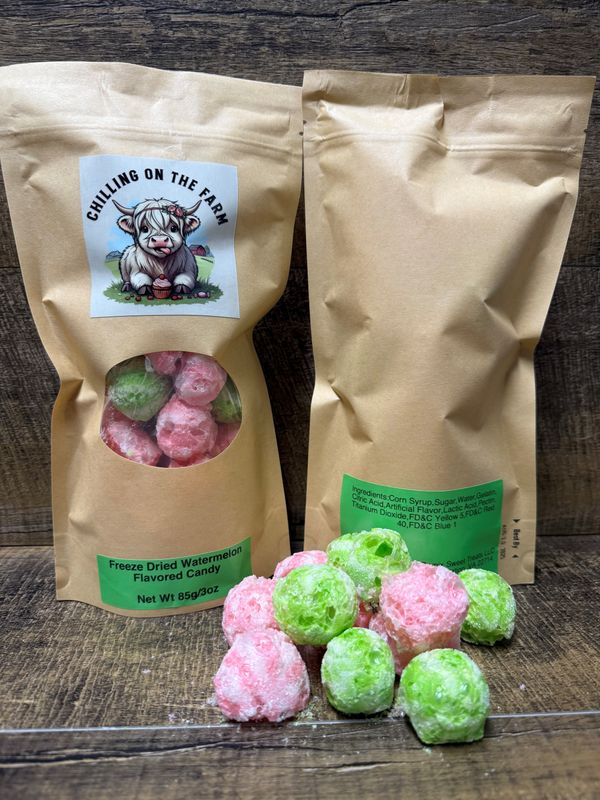 Freeze-Dried Watermelon Flavored Candy