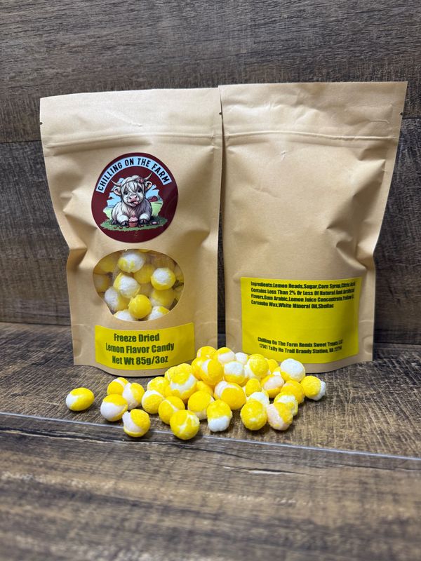 Freeze-Dried Lemon Flavored Candy