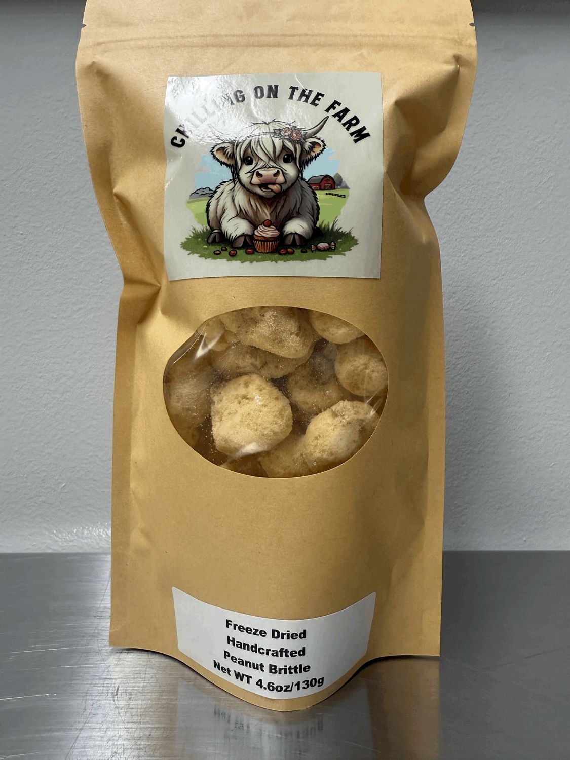 Freeze Dried Handcrafted Peanut Brittle